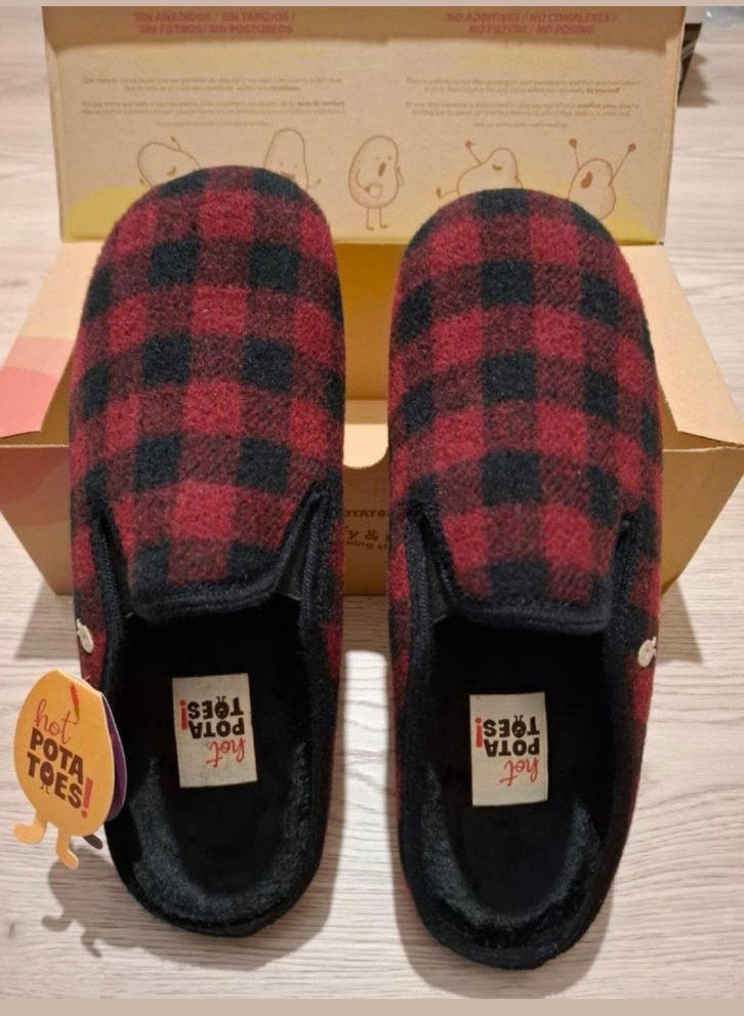 Pantoffels 'Hot Potatoes'/
Maat: 42/ Waarde: €55, Ophalen, Pantoffels of Sloffen