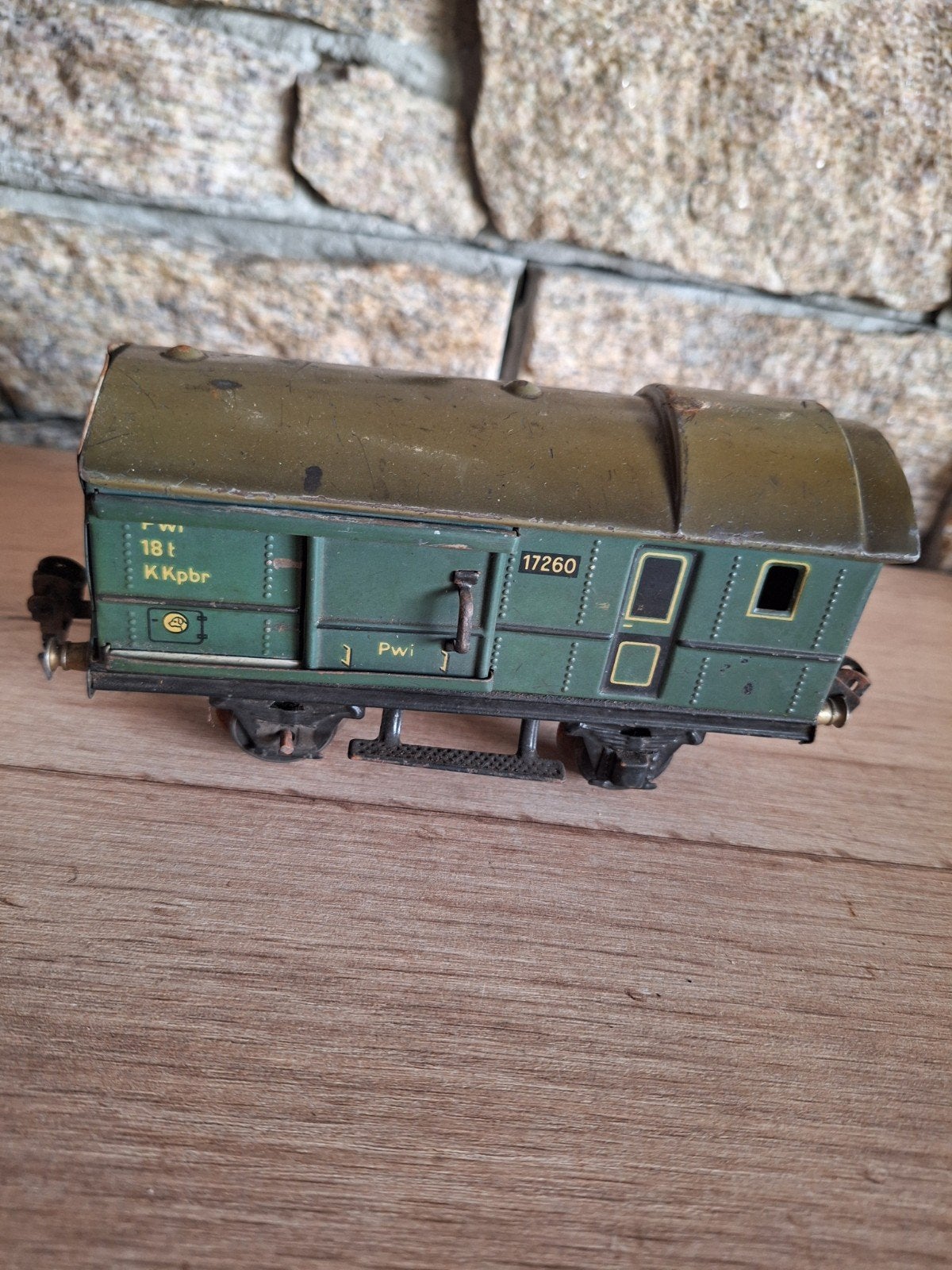 Wagon bagages Märklin 17260 vert (Échelle 0) – Tôle ancienne, Hobby & Loisirs créatifs, Enlèvement ou Envoi