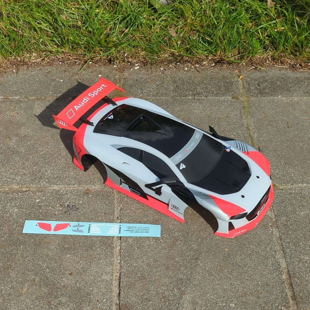 HPI Audi E-Tron Vision GT kap, 200mm 1/10 (Tamiya, Kyosho), Hobby en Vrije tijd, Ophalen of Verzenden, Gebruikt, Schaal 1:10, Onderdeel