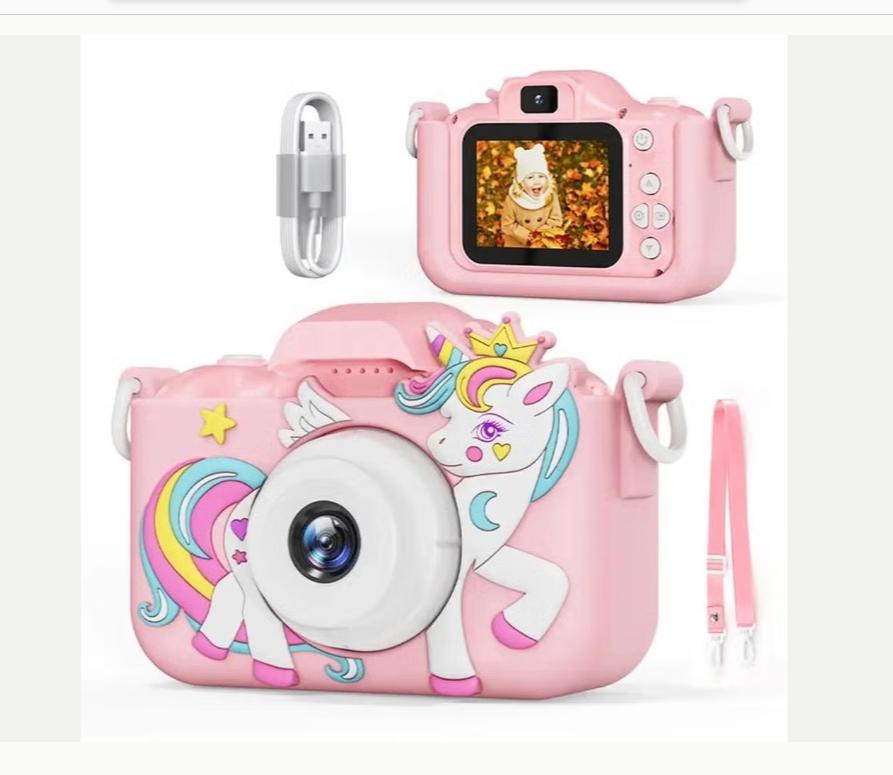 Digitale kindercamera 1080p met 8x Zoom en 2 inch LCD, Verzenden, Nieuw