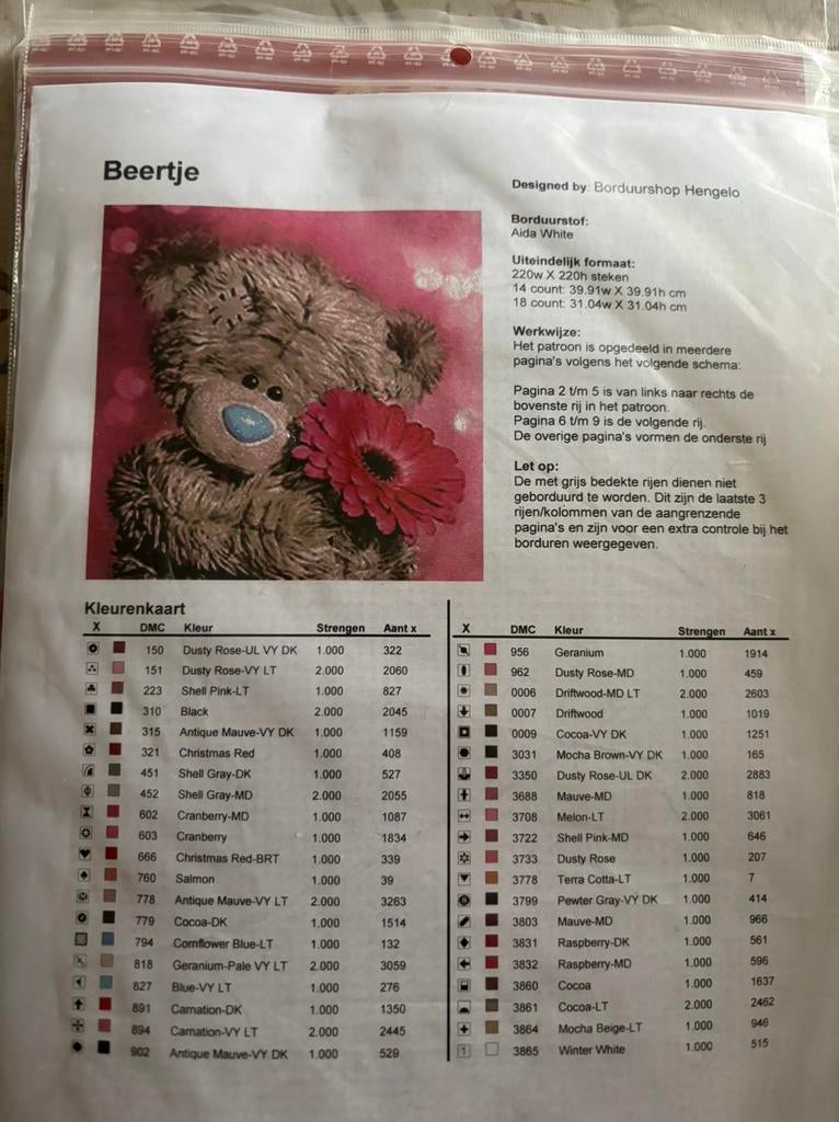 Kruissteekpakket 52, Hobby en Vrije tijd, Ophalen of Verzenden, Nieuw