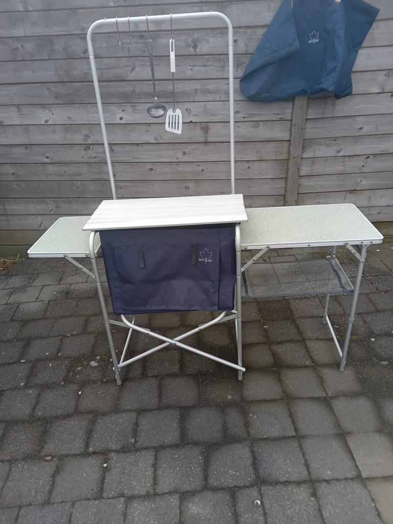 Opvouwbare buitenkeuken, Caravans en Kamperen, Ophalen, Gebruikt