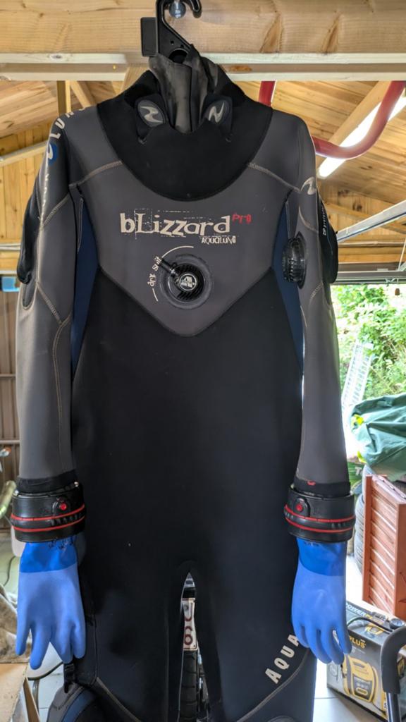 Aqualung Blizzard Pro droogpak, Watersport en Boten, Duiken, Ophalen