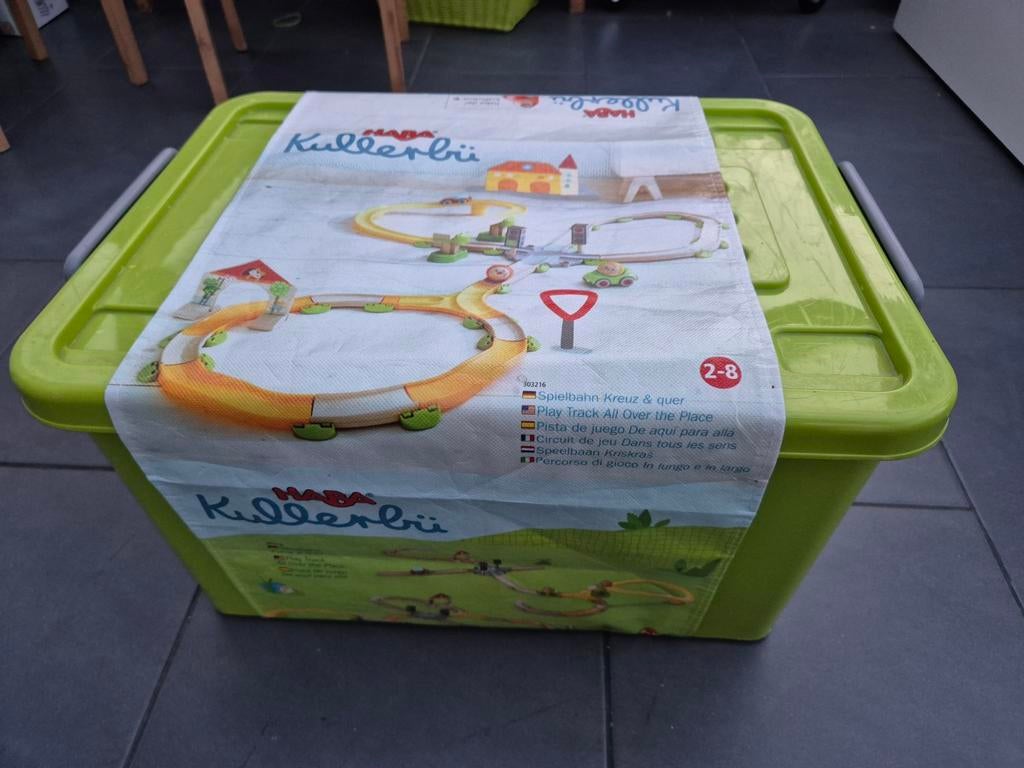 Haba kullerbü 303216 knikkerbaan Kriskras, Kinderen en Baby's, Speelgoed | Houten speelgoed, Zo goed als nieuw, Overige typen