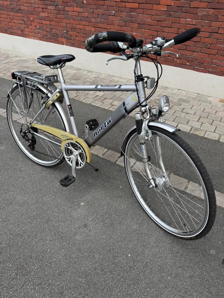 NORTA DISCOVERY stadsfiets voor heren 28 inch 18V, Velgrem, Versnellingen, 49 tot 53 cm, Zo goed als nieuw