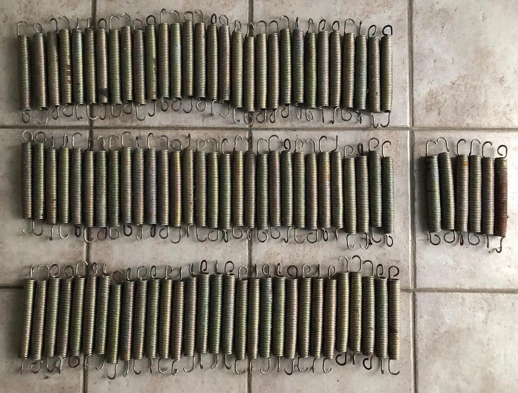 Ressorts pour trampoline 215 mm (96 pièces), Enlèvement, Utilisé