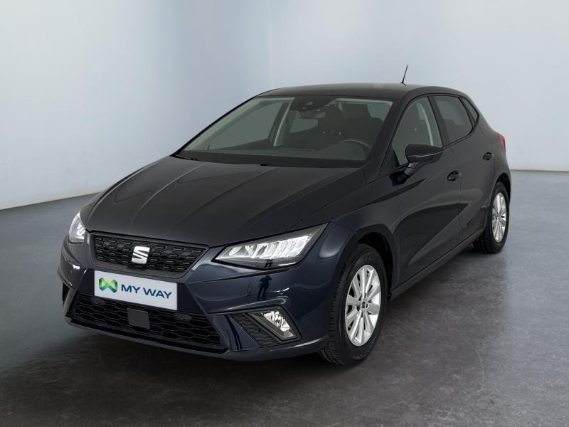 Seat Ibiza Style*Carplay*Capteurs Av/Ar*Climatisation, Blauw, Bedrijf, 5 deurs, 59 kW