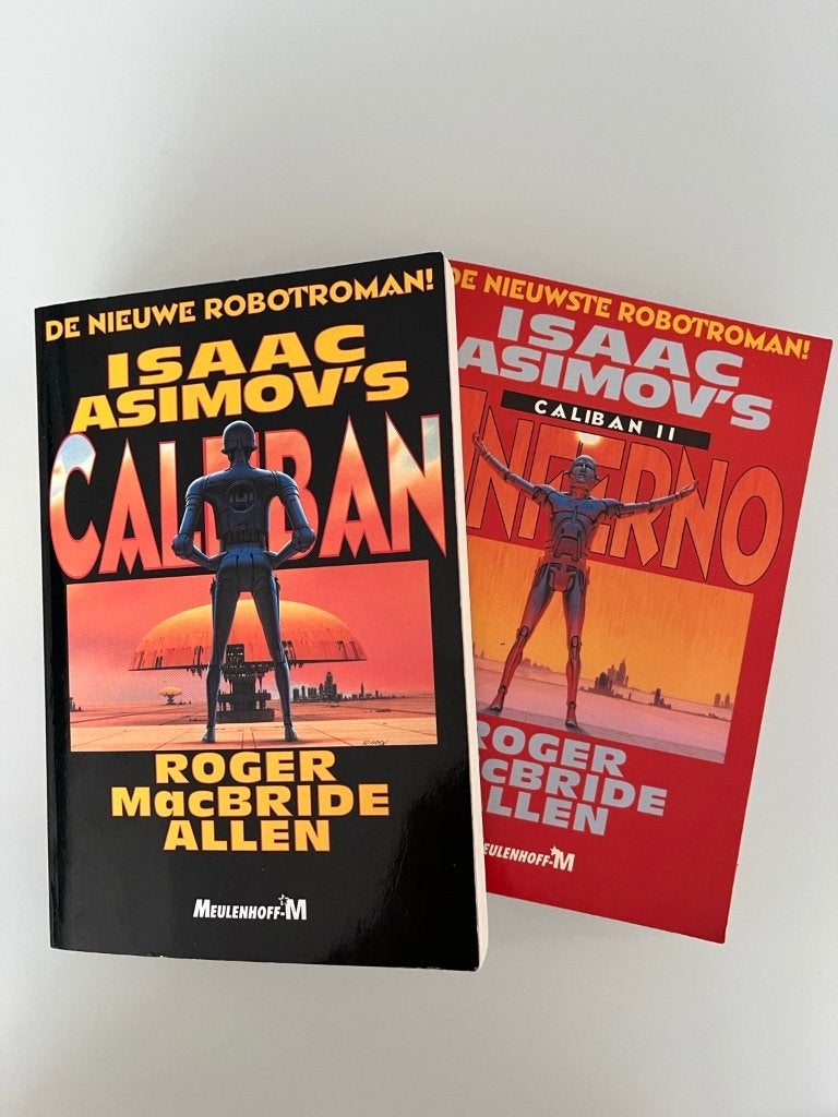 Isaac Asimov Caliban 1 + 2 - Roger MacBride Allen, Livres, Science-fiction, Enlèvement ou Envoi, Utilisé, Roger MacBride Allen