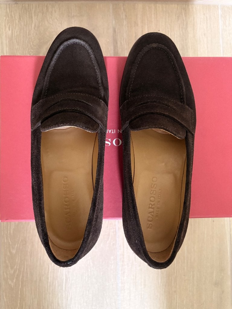 Scarosso instapper 37,5, Vêtements | Femmes, Enlèvement ou Envoi, Comme neuf, Brun, Sabots