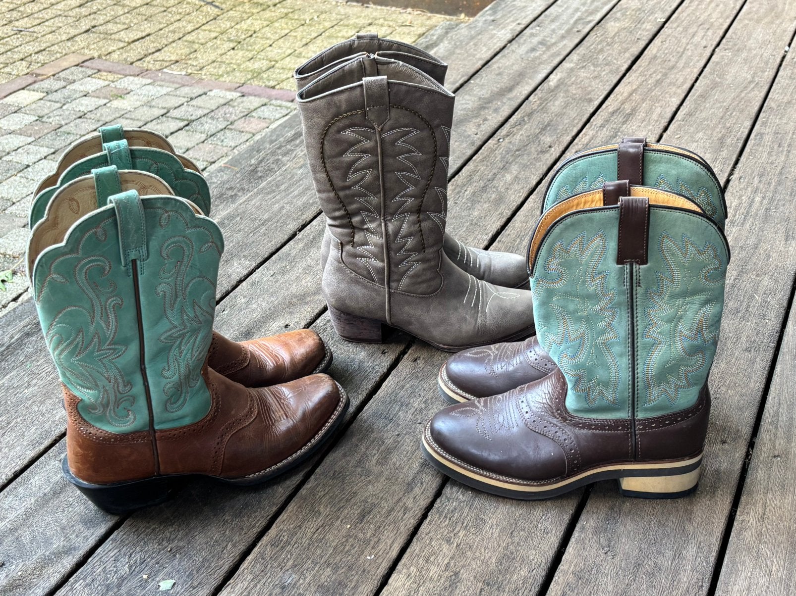 cowboy laarzen 38.5 / 38 ariat, Ophalen, Zo goed als nieuw, Lage of Enkellaarzen