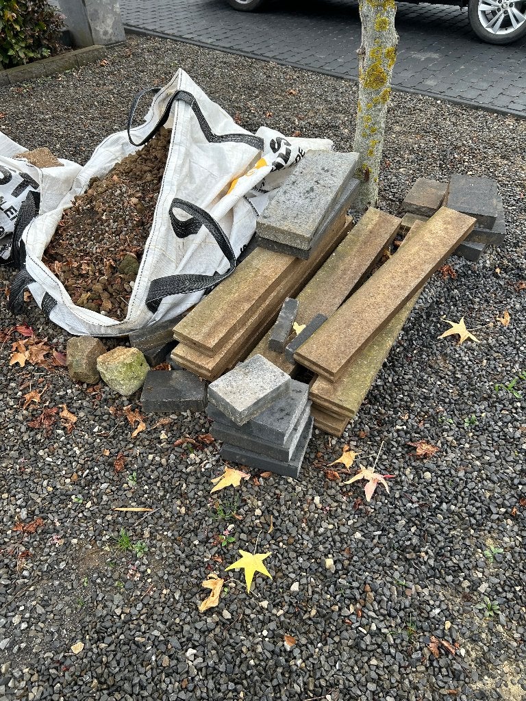 steenpuin, Tuin en Terras, Ophalen, Gebruikt, Overige materialen, Kei