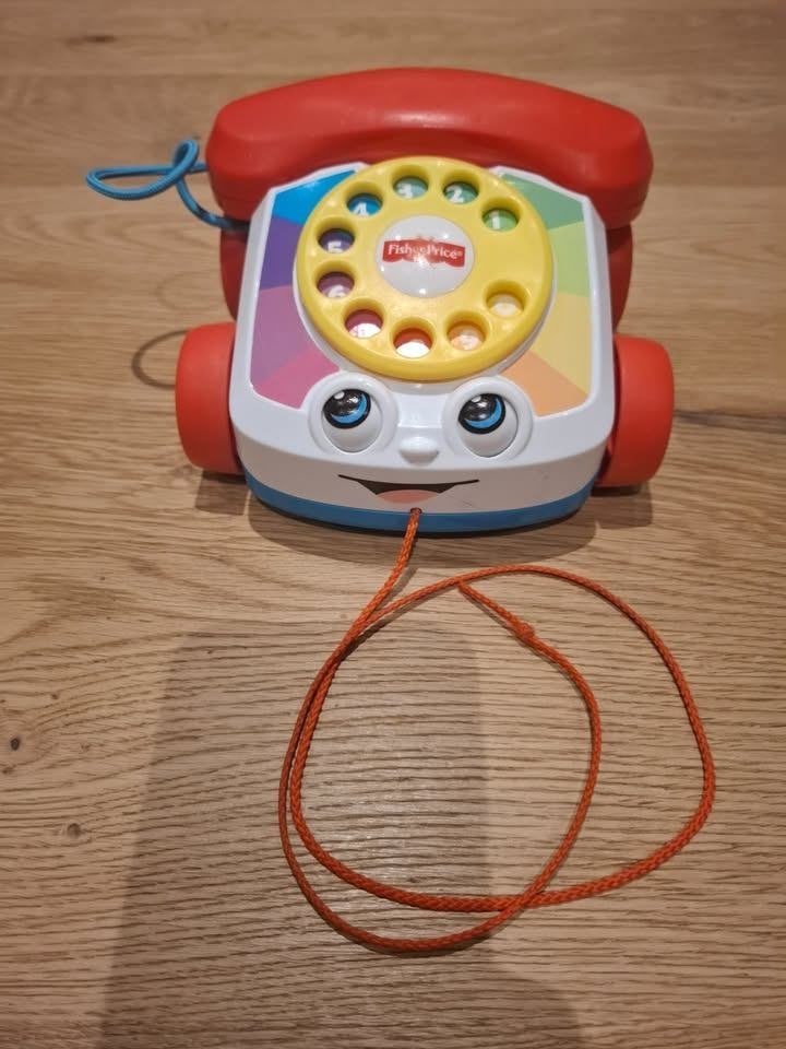 Speelgoedtelefoon Fisher Price, Ophalen, Gebruikt, Duw- of Trekspeelgoed
