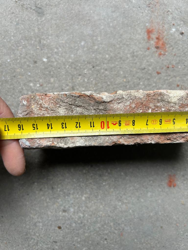 Te koop oude metsel steen, Doe-het-zelf en Bouw, Ophalen, Gebruikt, Bakstenen