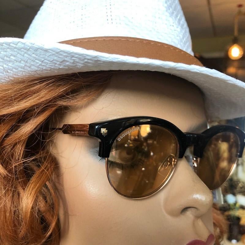 NIEUWE DSQUARED2 CONNOR UNISEX ZONNEBRIL DQ0273, Handtassen en Accessoires, Ophalen of Verzenden, Zwart, Zonnebril, Overige merken