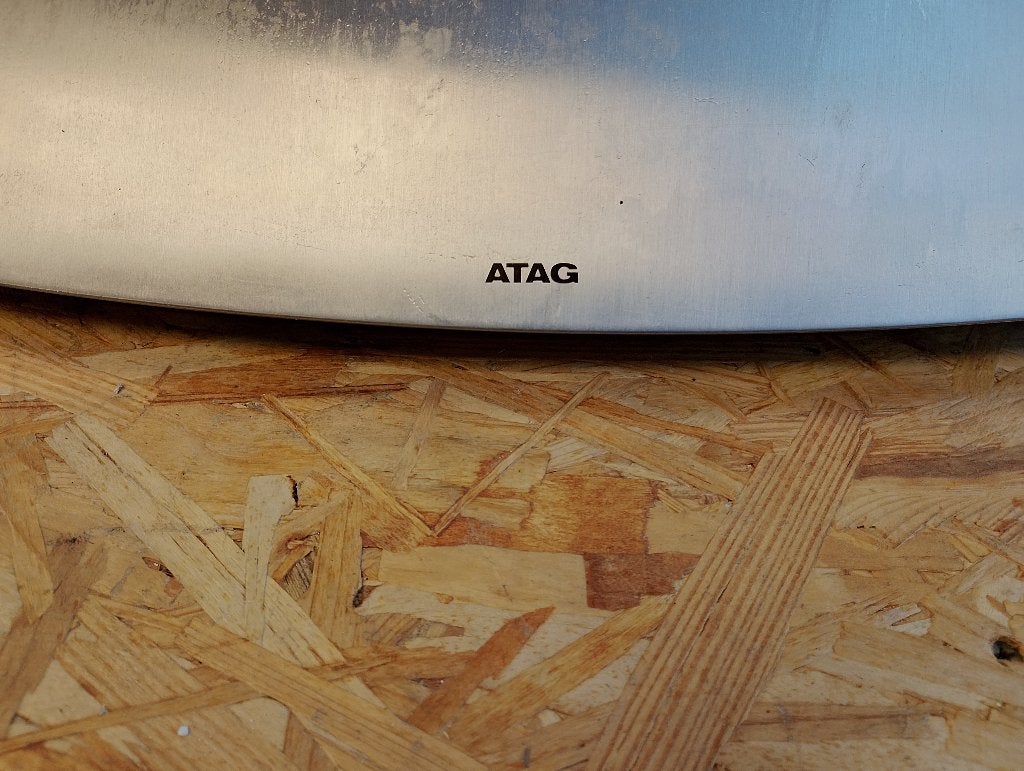 Hotte aspirante ATAG, Electroménager, Hottes, Moteur, Hotte murale, Enlèvement, Utilisé