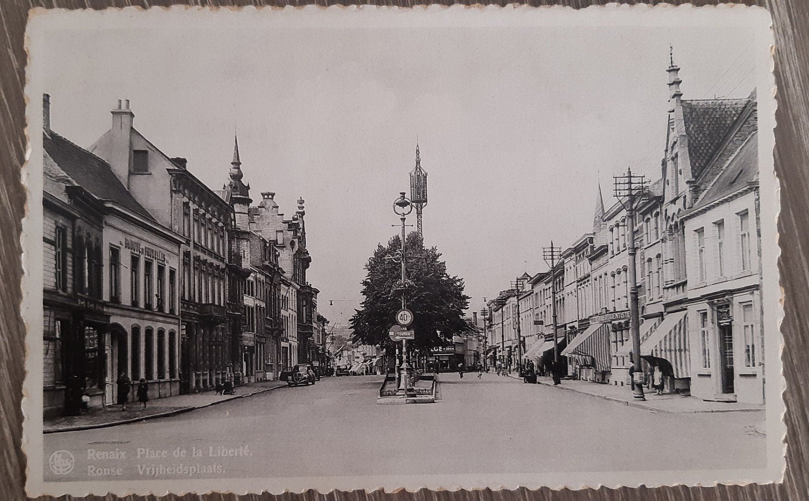Vintage kaart RONSE RENAIX PETIT PLACE, Ophalen of Verzenden