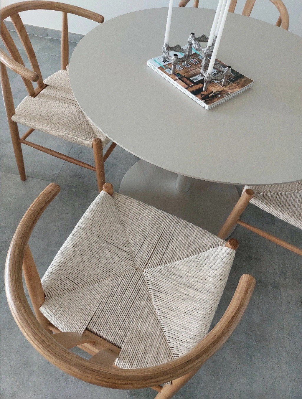 Eetkamerstoelen- set van 4, Ophalen, Zo goed als nieuw, Scandinavisch