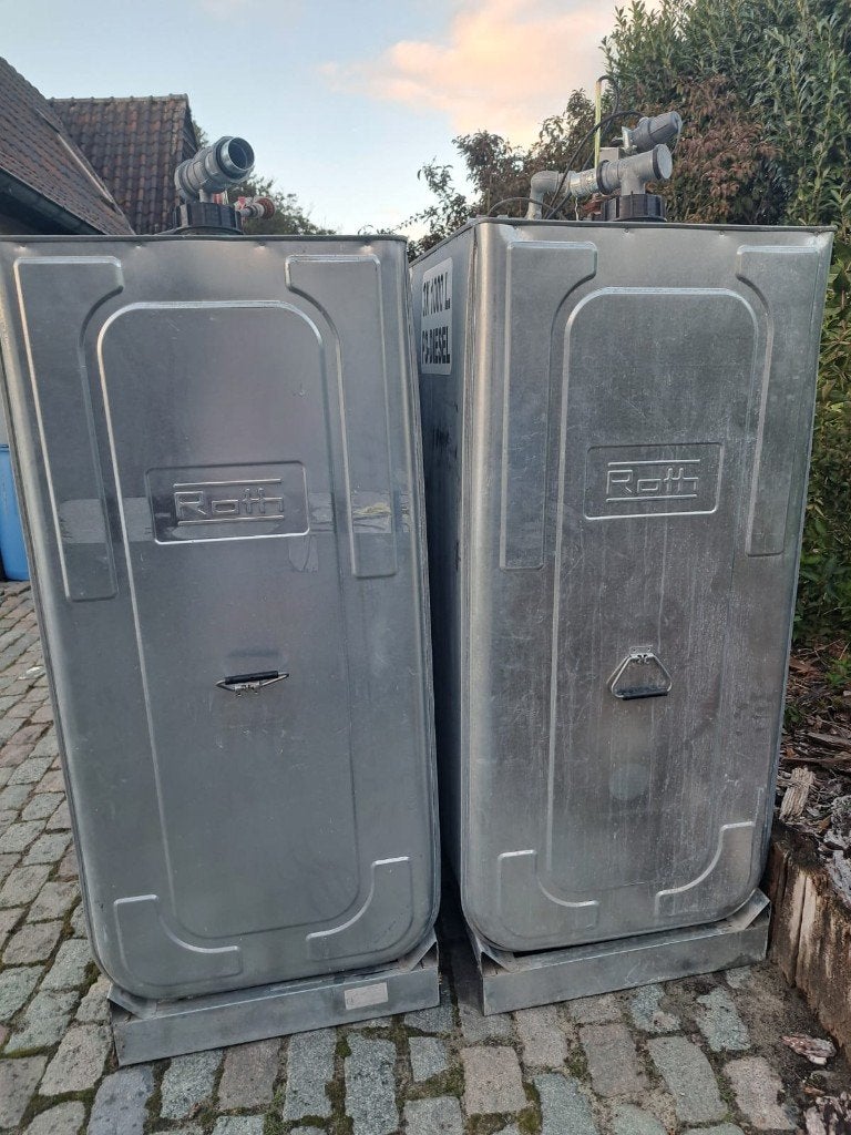 2 dubbelwandige inoxen mazouttank, Ophalen, Zo goed als nieuw, Overige typen