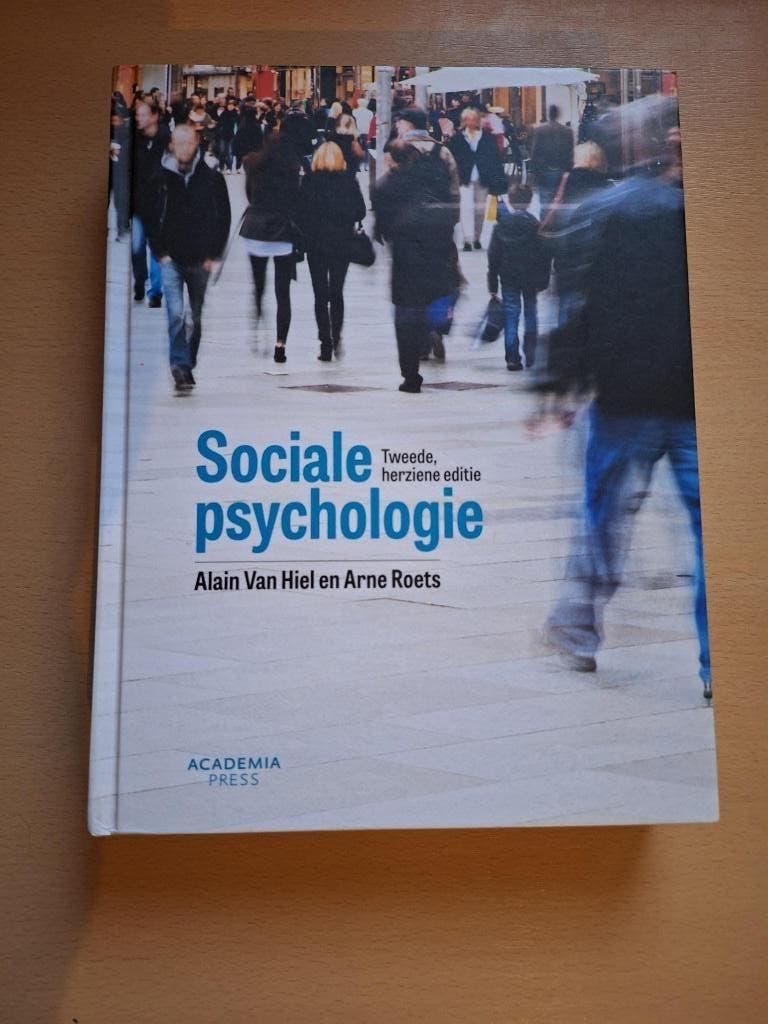 Psychologie sociale (Alain Van Hiel et Arne Roets), Enlèvement ou Envoi, Comme neuf, Enseignement supérieur, Alain Van Hiel en Arne Roets