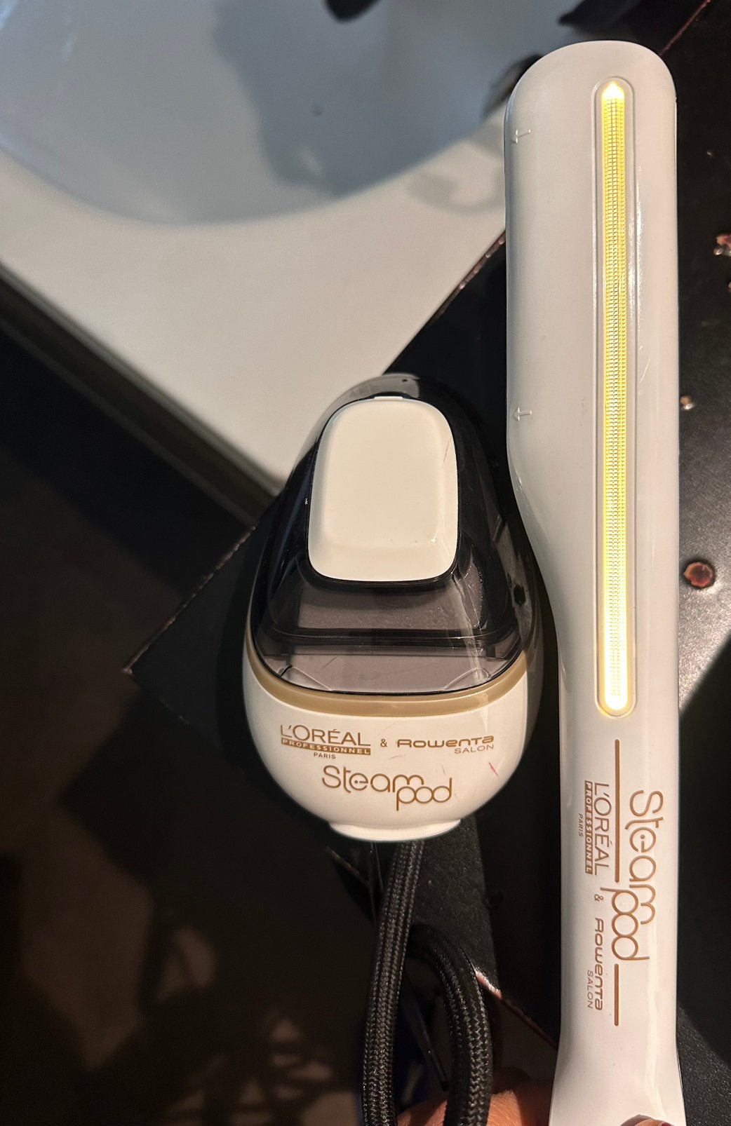 Steam Pod l Oreal, Bijoux, Sacs & Beauté, Enlèvement ou Envoi, Utilisé, Fer à friser ou Lisseur
