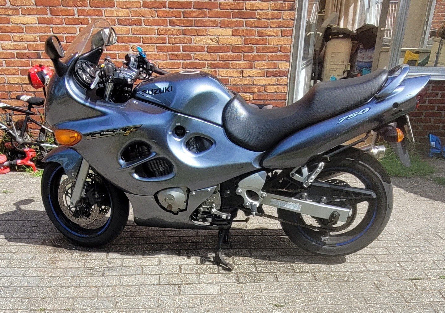 suzuki gsx750f bouwjaar 2003, 750 cc, 4 cilinders, Motorrijbewijs A, Gebruikt