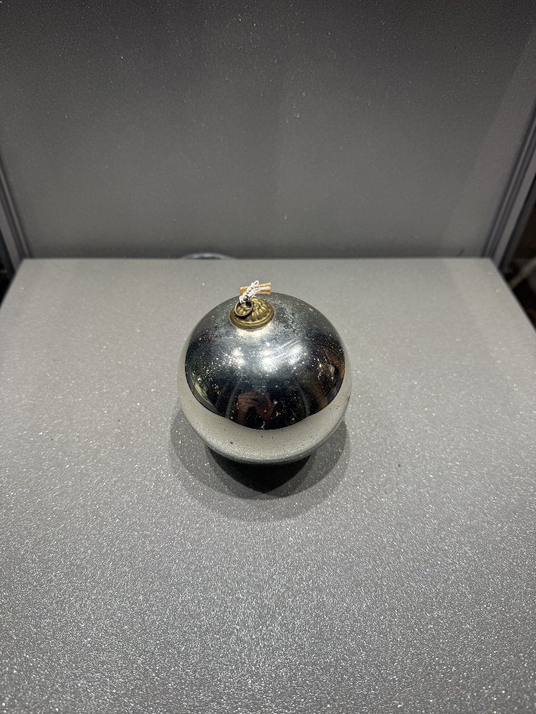 Antieke Kwikzilveren Heksenbol / Mercury Glass Kerstbal, Antiek en Kunst, Ophalen of Verzenden