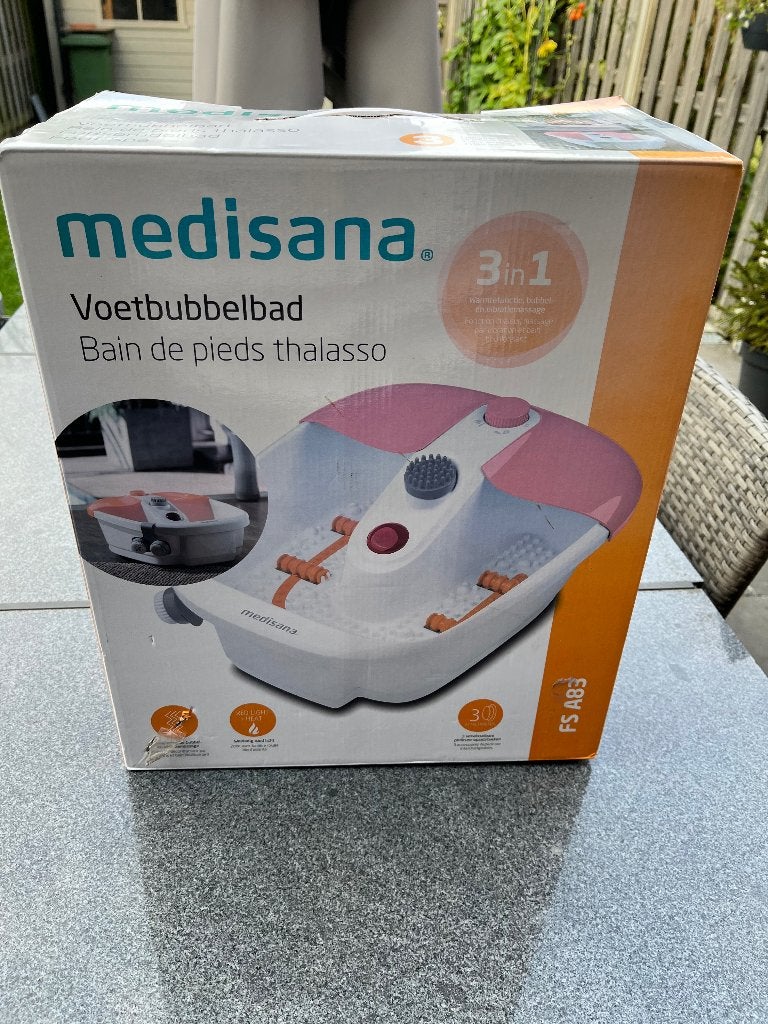 Voetbubbelbad Medisana, Diversen, Ophalen of Verzenden, Nieuw