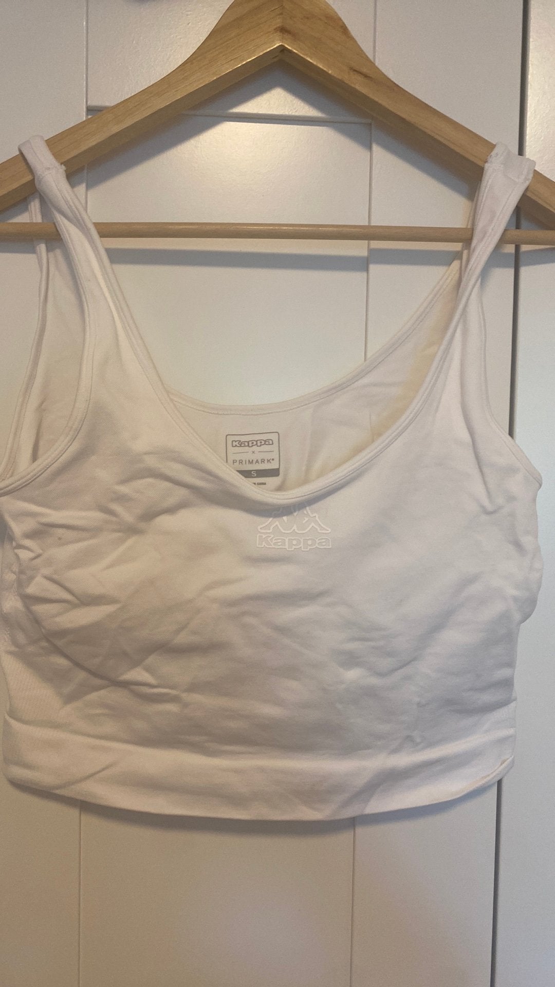 Kappa set wit topje en het broekje zijn verchillende maten, Enlèvement, Comme neuf, Taille 36 (S)