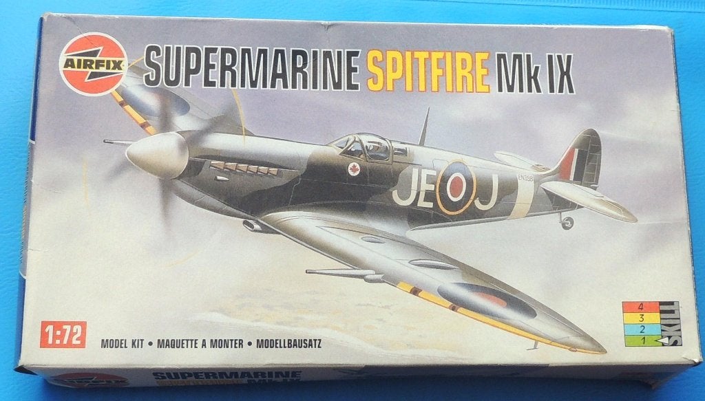 Airfix Spitfire MK9, échelle 1/72ième, Verzenden, Zo goed als nieuw, 1:72 tot 1:144, Vliegtuig