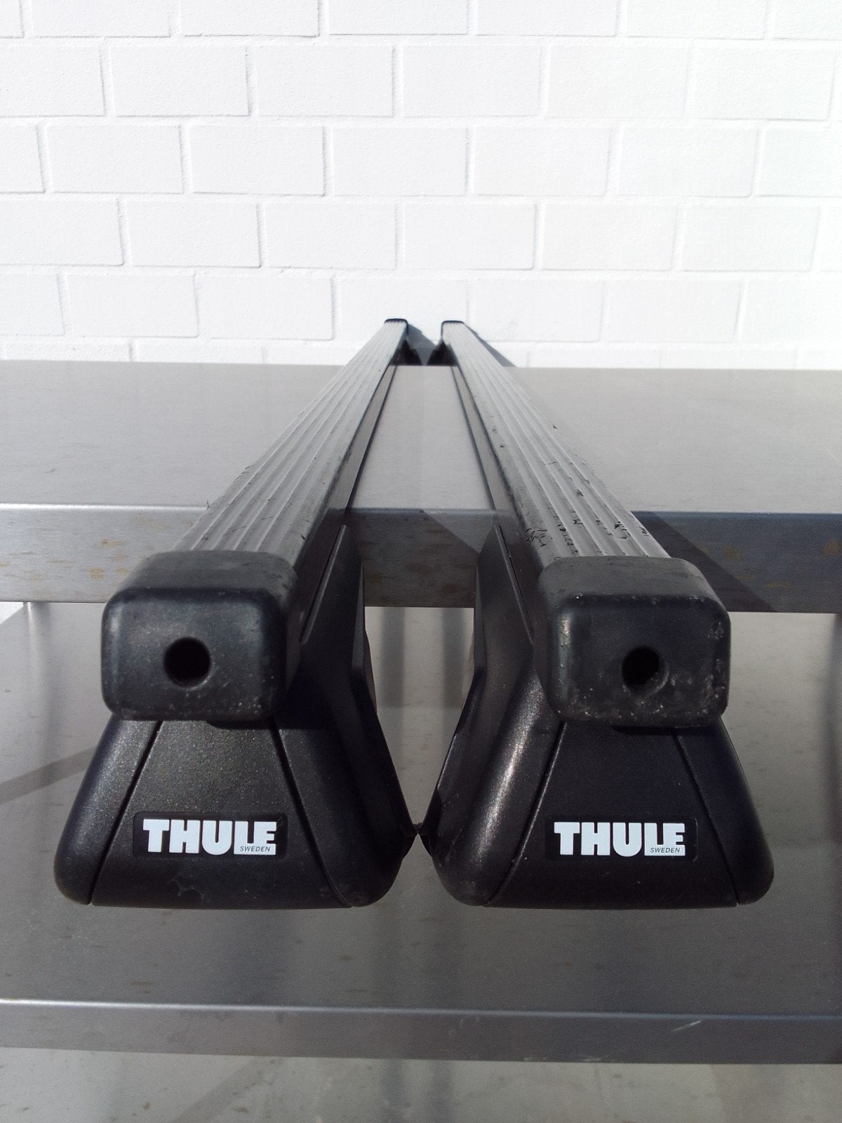 Original Thule Dakdragerset voor open dakrails, Auto diversen, Ophalen, Zo goed als nieuw