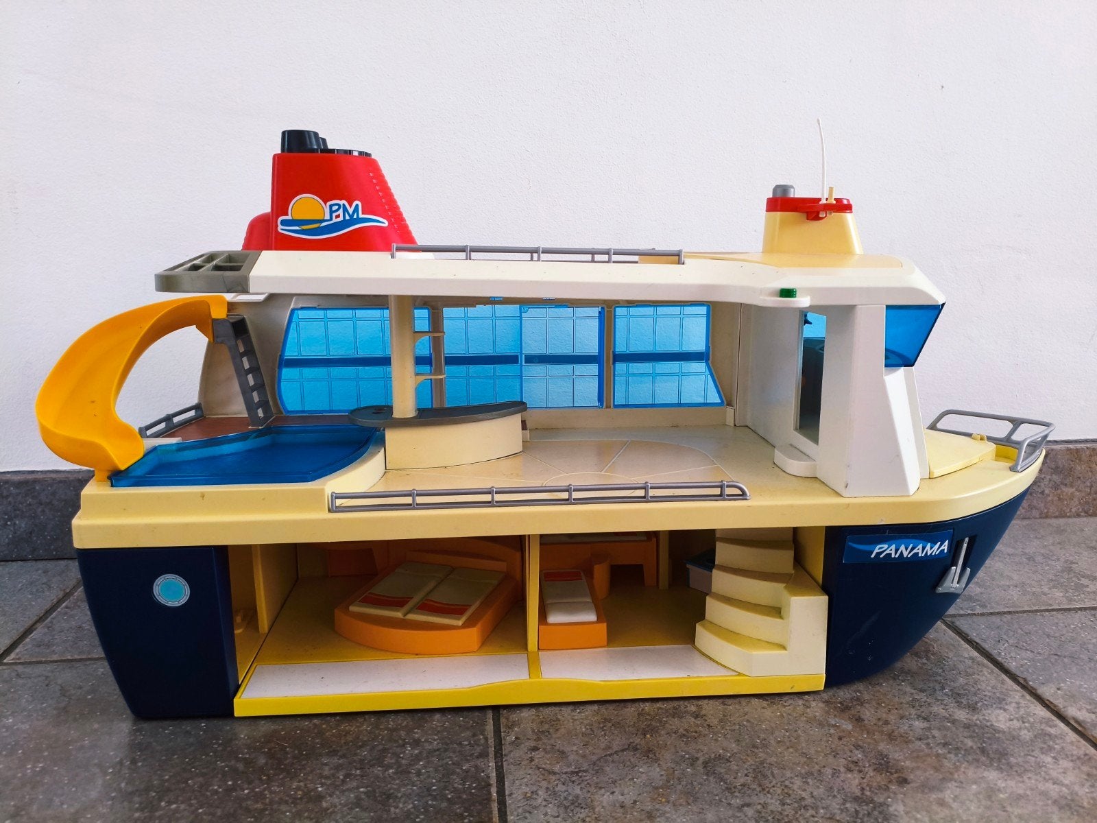 Cruiseschip Playmobil, Ophalen