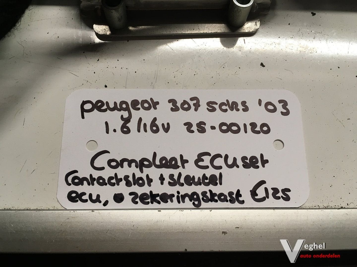 Peugeot 307 1.6 16v 5drs 2003 2500120 ECU set, Gebruikt, -, -, Ophalen of Verzenden