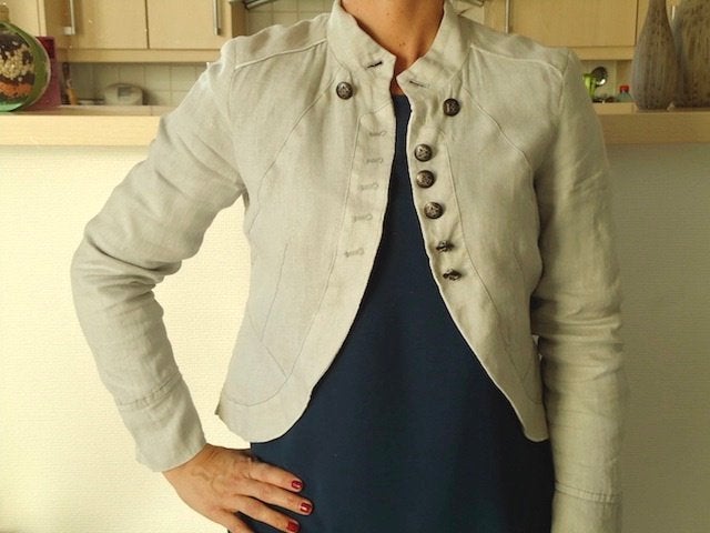Linnen vestje, Ophalen of Verzenden, Gedragen, Maat 38/40 (M)