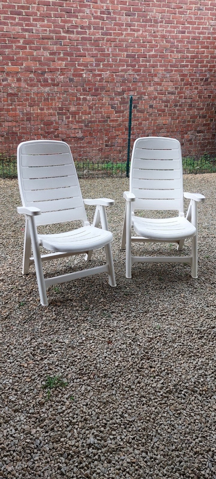 2 fauteuils de jardin avec accoudoirs, Jardin & Terrasse, Enlèvement