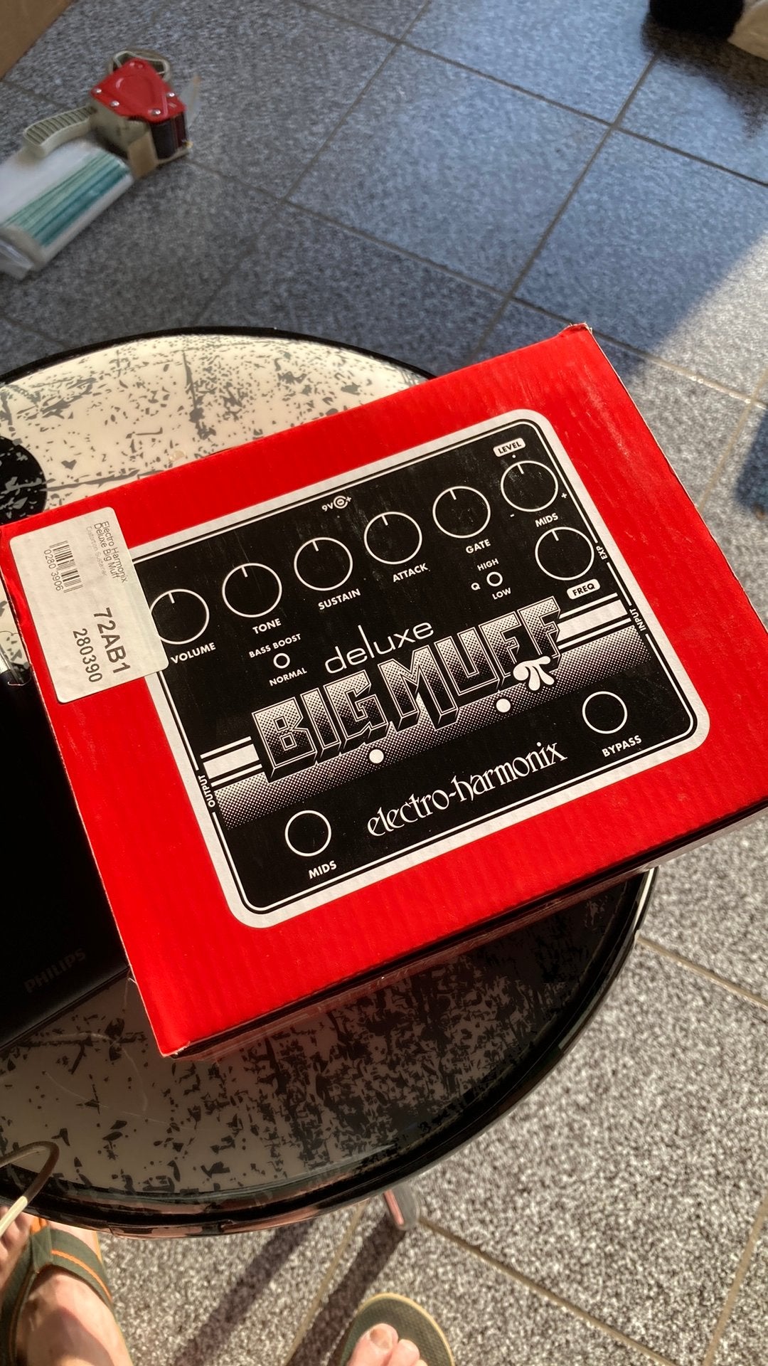 Electro-Harmonix Deluxe Big Muff Pi - Fuzz Pedaal (InclDoos), Muziek en Instrumenten, Ophalen of Verzenden, Volume