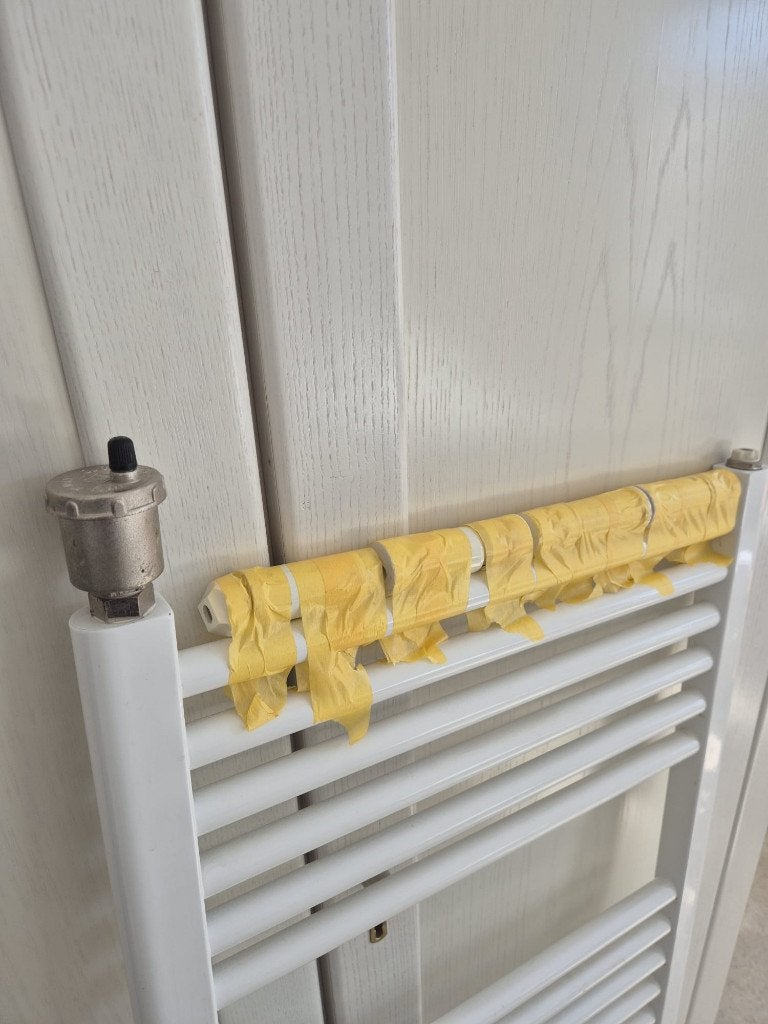 Radiateur seche-serviettes blanc pour salle de bain, Enlèvement, Comme neuf