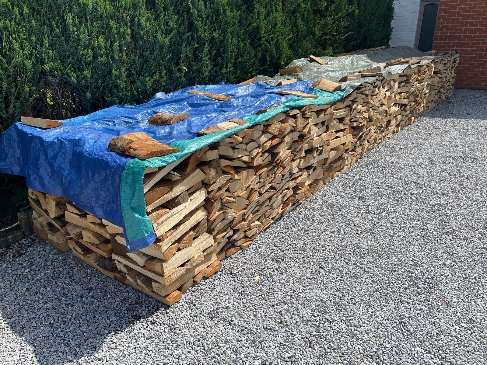 Bois de chauffage chêne/hêtre en 40-45 cm prêt à brûler, Enlèvement, Hêtre, Bûches