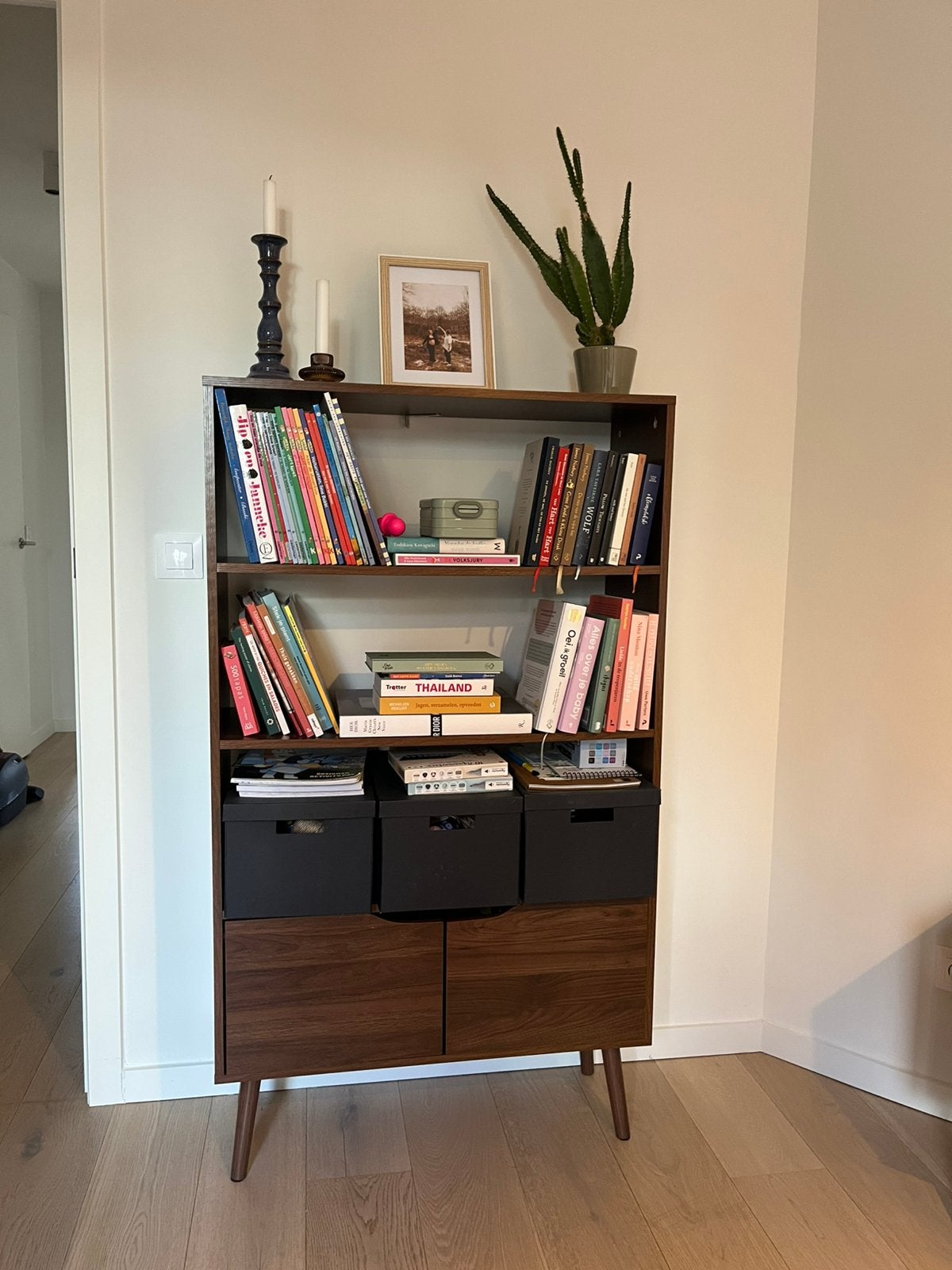 Boekenkast, Ophalen, 100 tot 150 cm, 50 tot 100 cm, Zo goed als nieuw