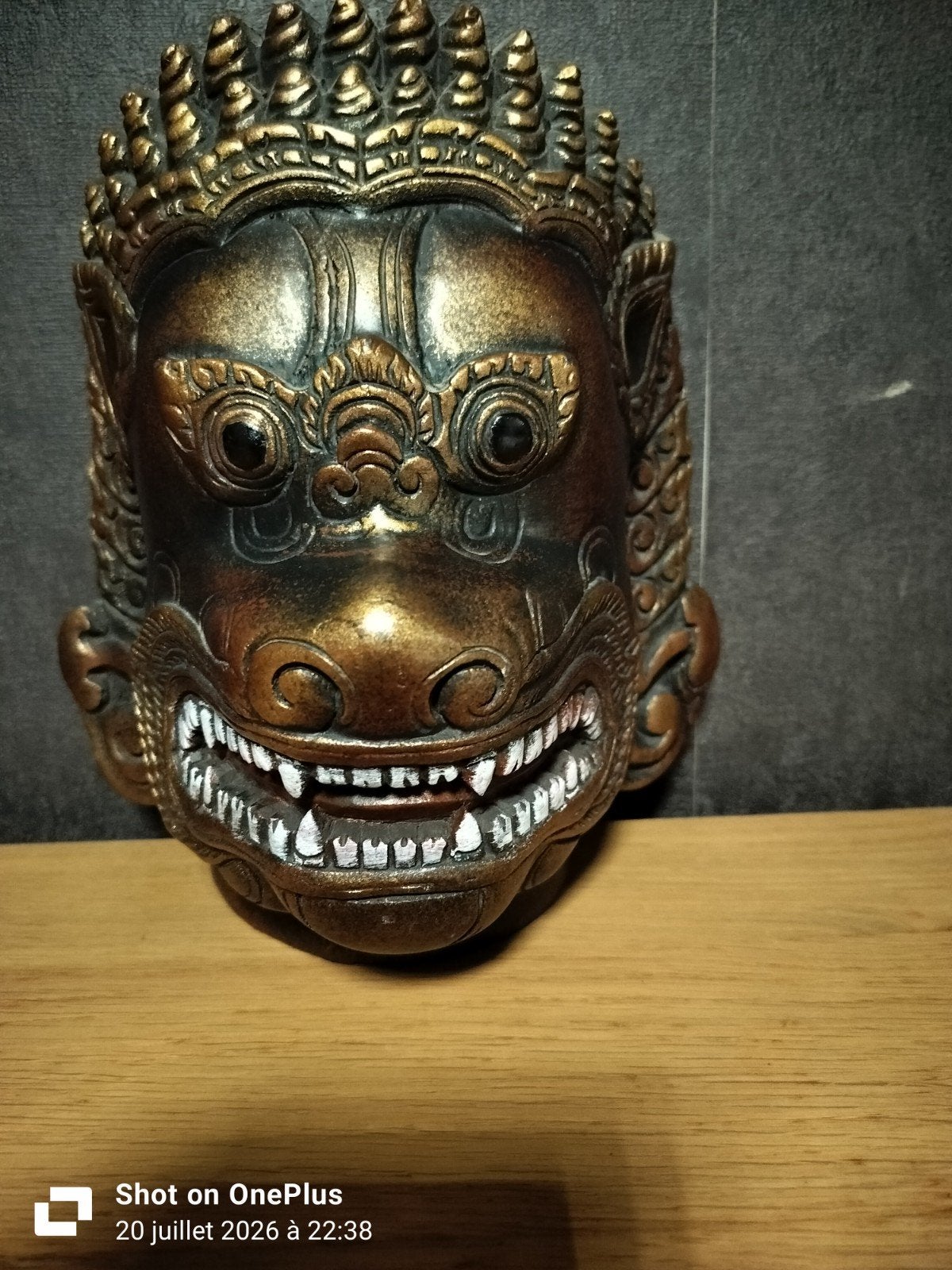 Masque Cambodge, Ophalen, Masker, Hout