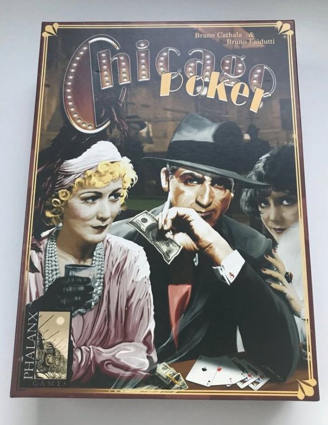 Chicago poker gezelsschapsspel (NIEUWSTAAT), 1 ou 2 joueurs, Enlèvement ou Envoi, Comme neuf, Phalanx Games