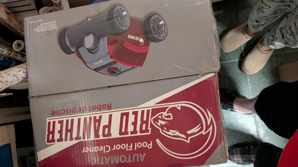 Aspirateur robot red panther, Ophalen