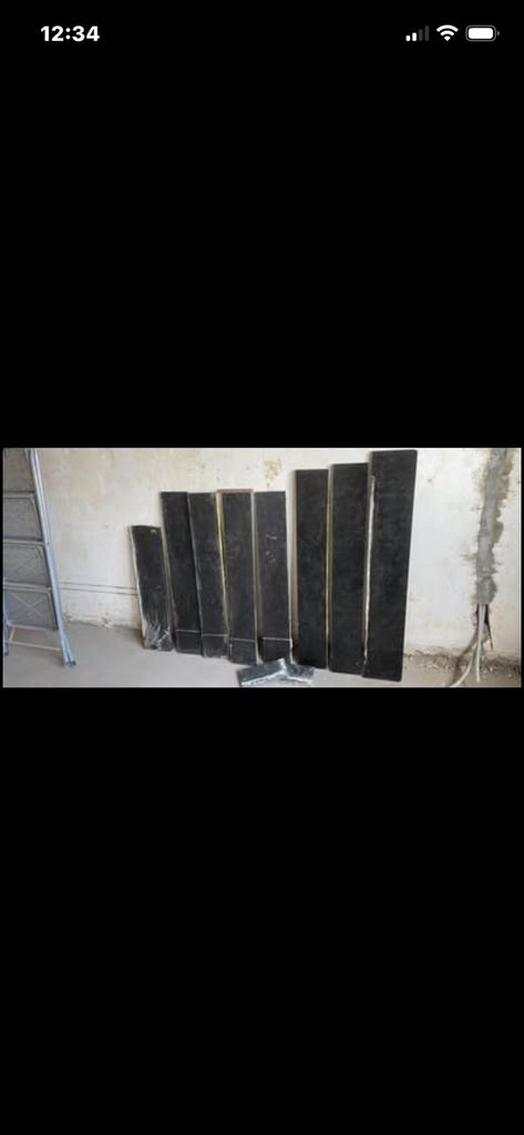 Lot marbre de cheminée, Enlèvement, Utilisé