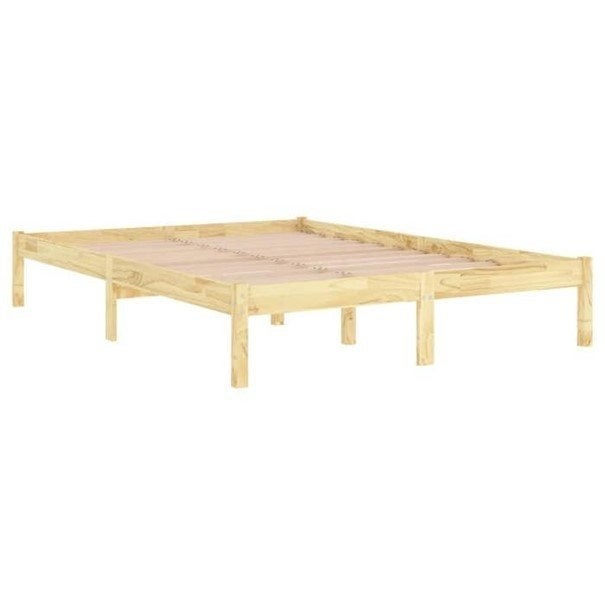 Lit neuf en bois massif 160x200cm (sommier inclus), Maison & Meubles, Neuf, Enlèvement, 200 cm, Bois
