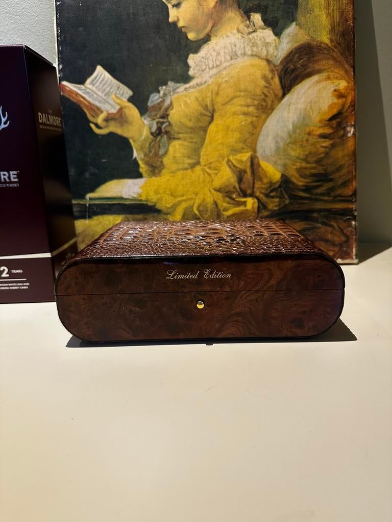 Gentili crocoskin limited edition sigaren humidor, Ophalen of Verzenden, Zo goed als nieuw