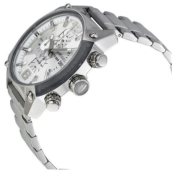 Montre Diesel Homme Acier DZ4203, Handtassen en Accessoires, Horloges | Heren, Zo goed als nieuw, Staal, Staal, Ophalen