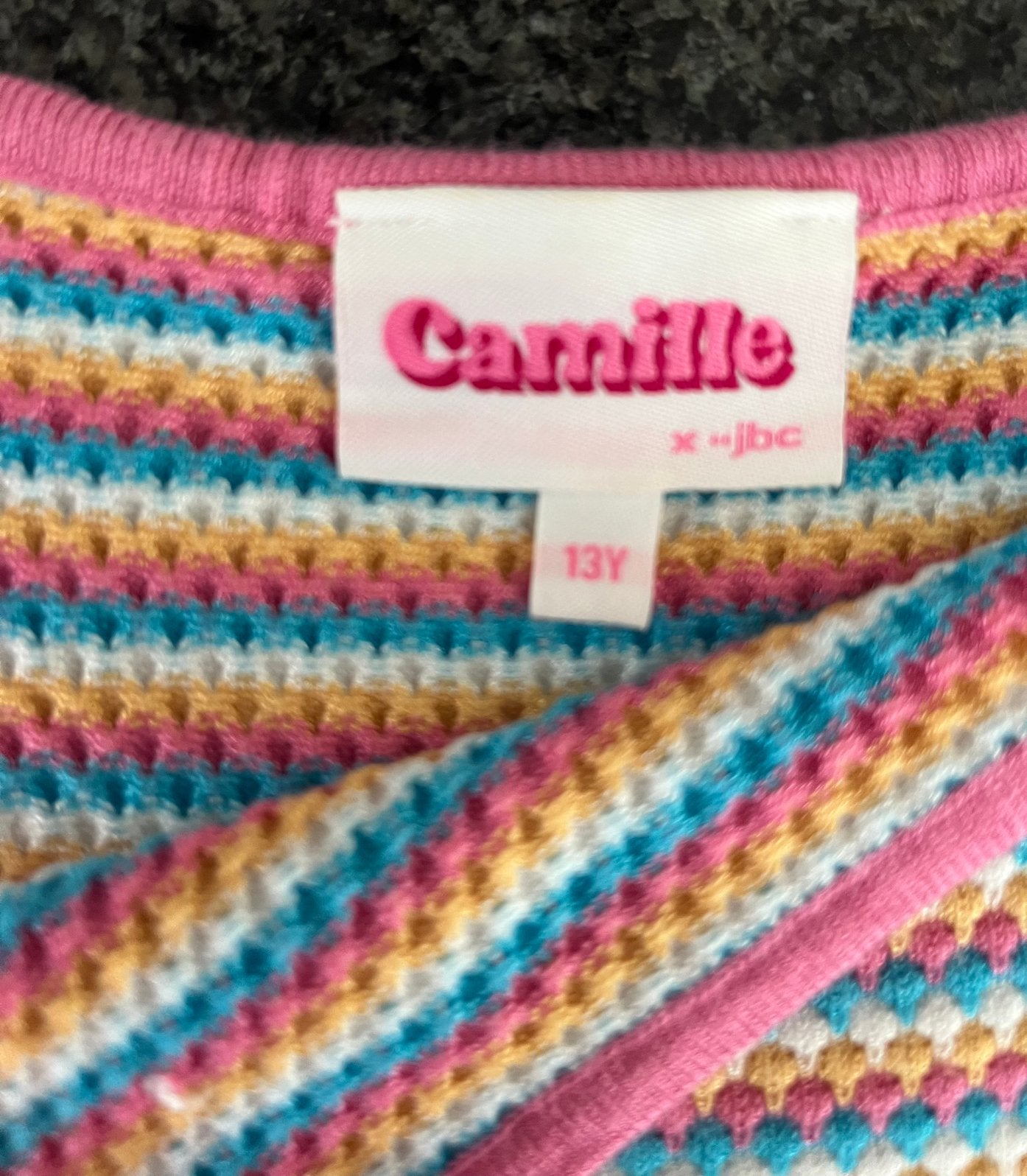 Camllie topje by Jbc j, Kleding | Dames, Topjes, Ophalen, Zo goed als nieuw, Meerkleurig, Zonder mouw