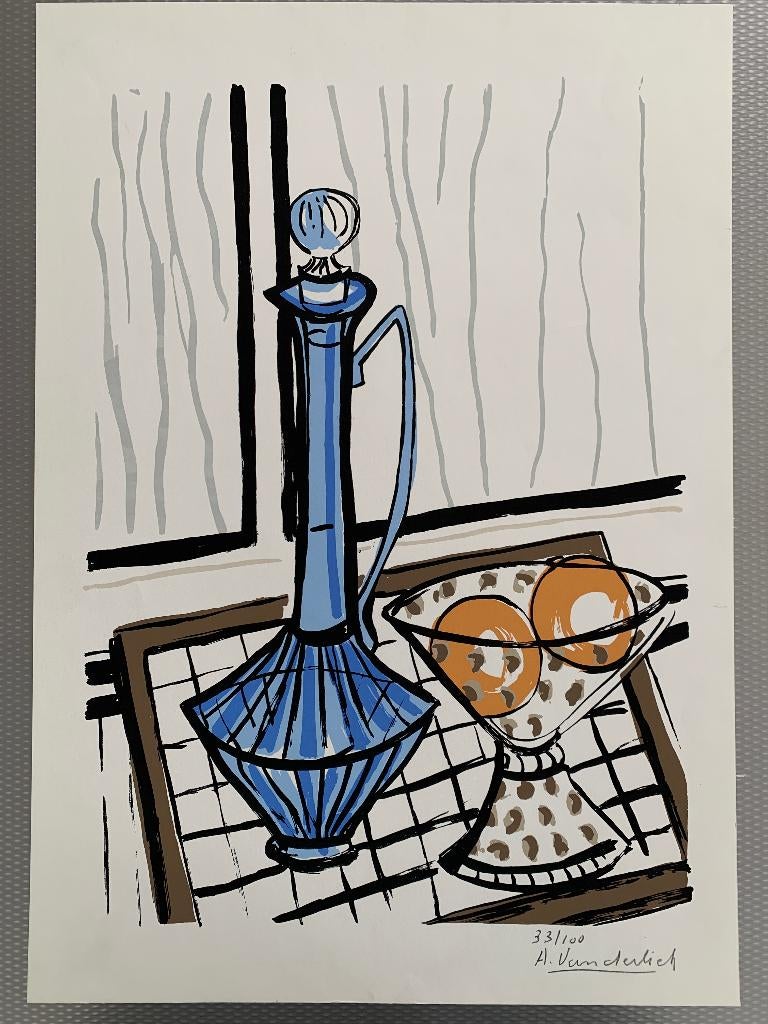 Armand Vanderlick - litho - stilleven, Enlèvement ou Envoi