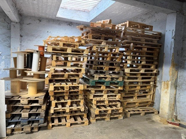 paletten, Ophalen, Gebruikt, Pallet