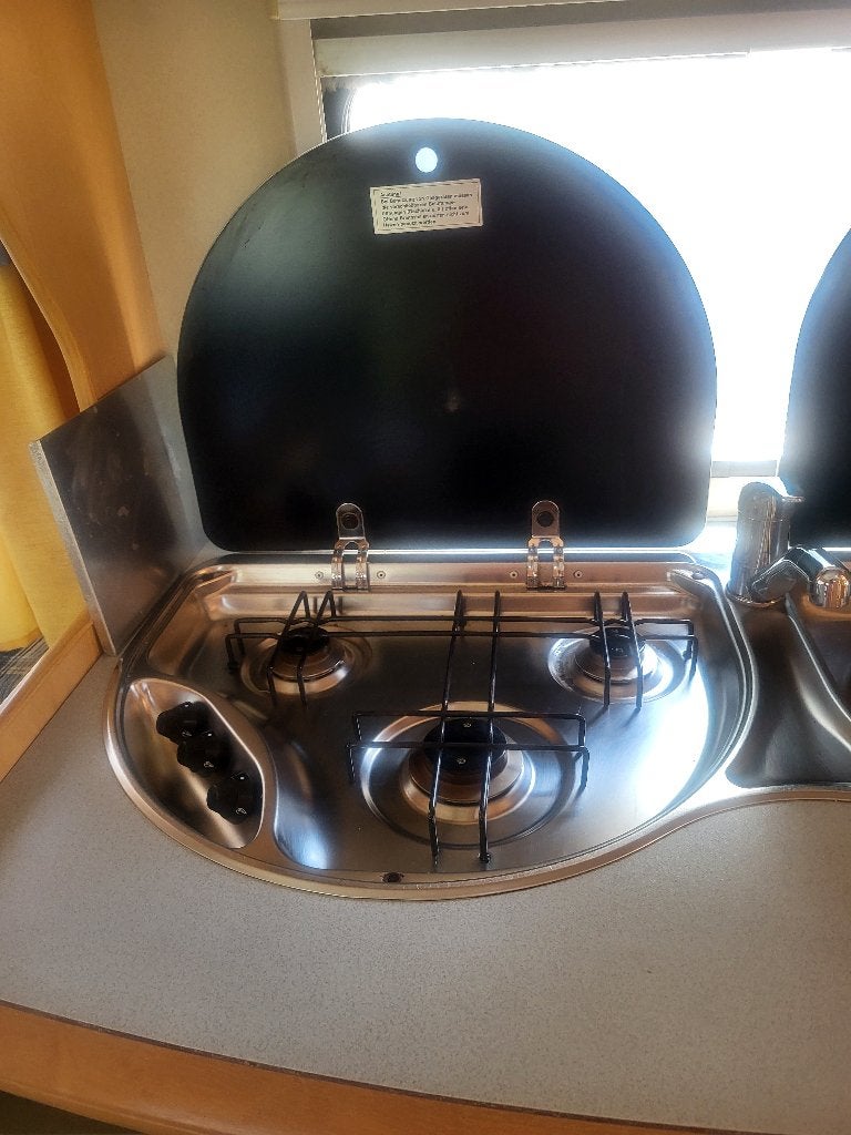 Mooie hobby 460ufe bwj.2001, Caravanes & Camping, Caravanes, Particulier, jusqu'à 4, 1000 - 1250 kg, Banquette en rond, Hobby