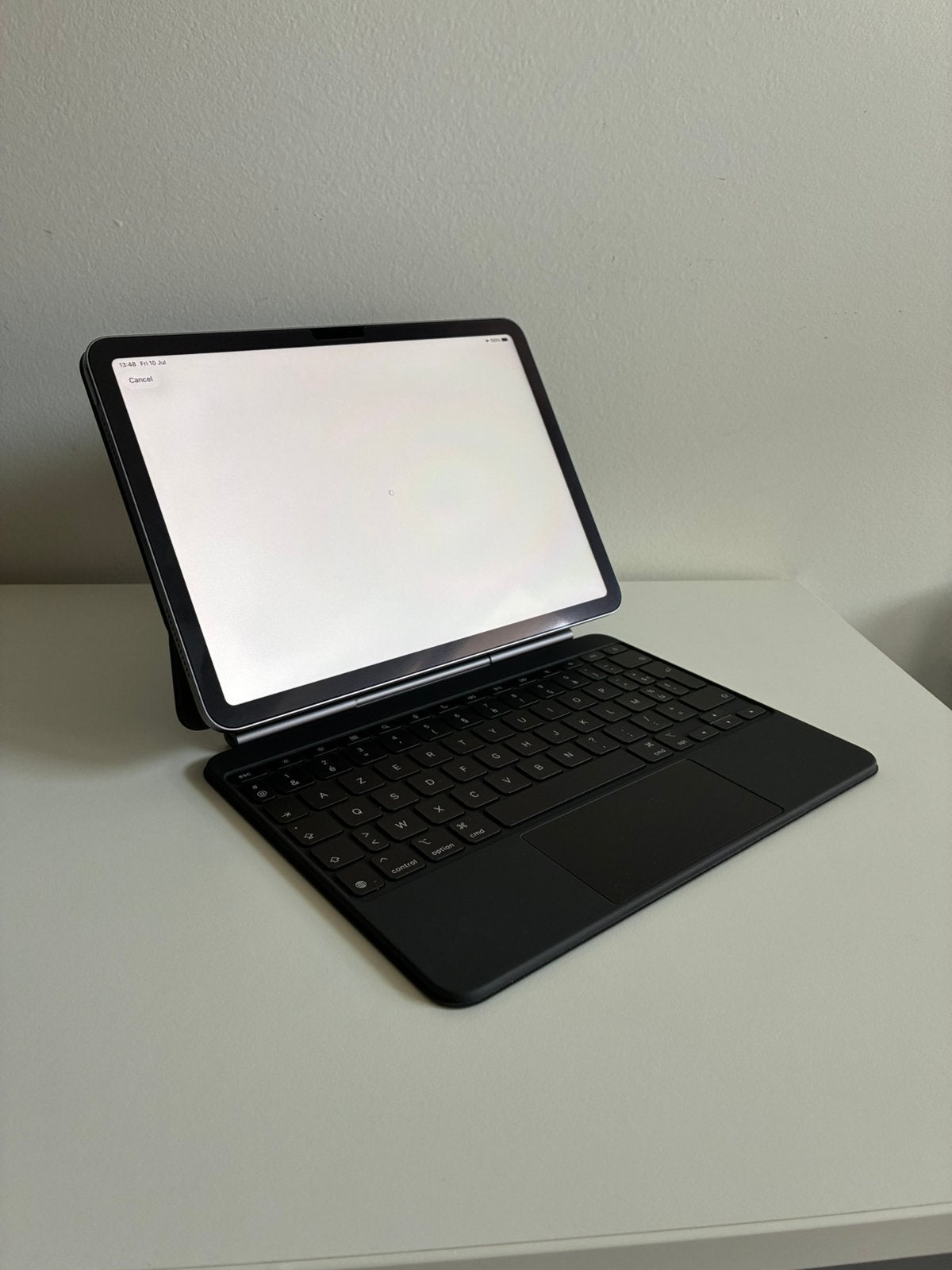 Apple iPad Air 11” 2025 M3 + Keyboard Folio + Pencil Pro, Computers en Software, Apple iPads, Zo goed als nieuw, Apple iPad Air